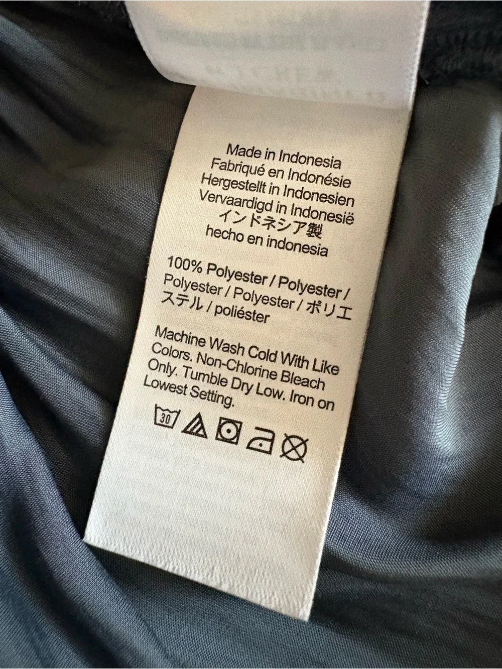 J. Crew Dusty Blue Maxi Silky Skirt